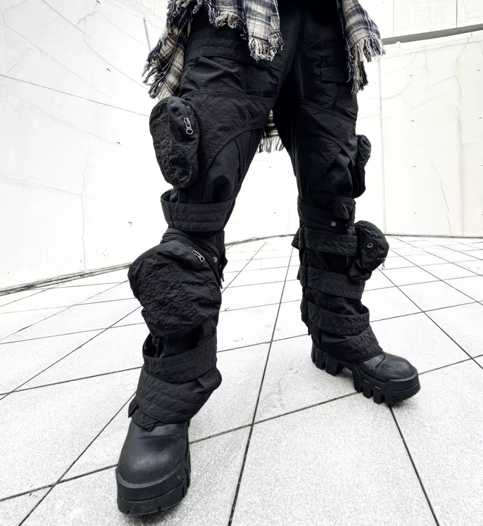 Techwear Multi-Straps Pants