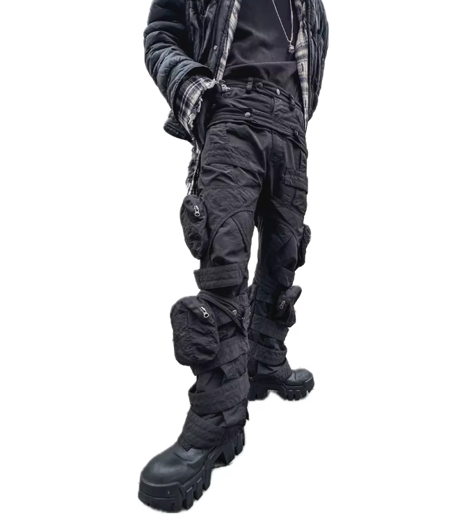 Techwear Multi-Straps Pants