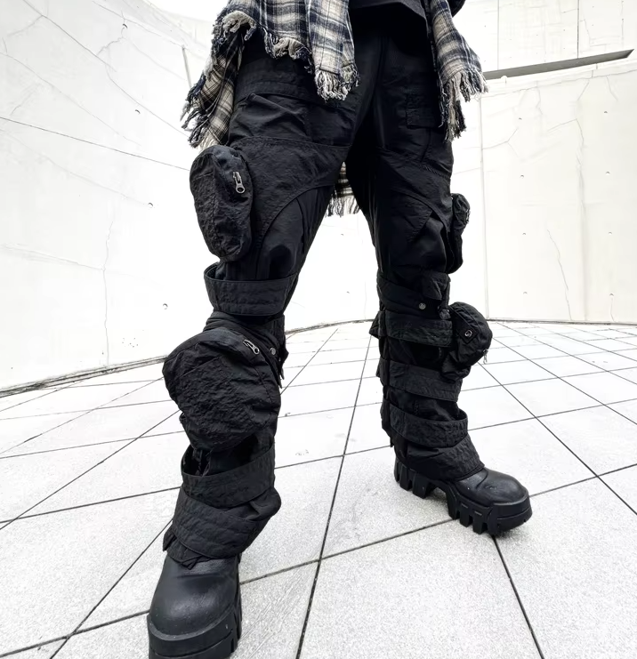 Techwear Multi-Straps Pants