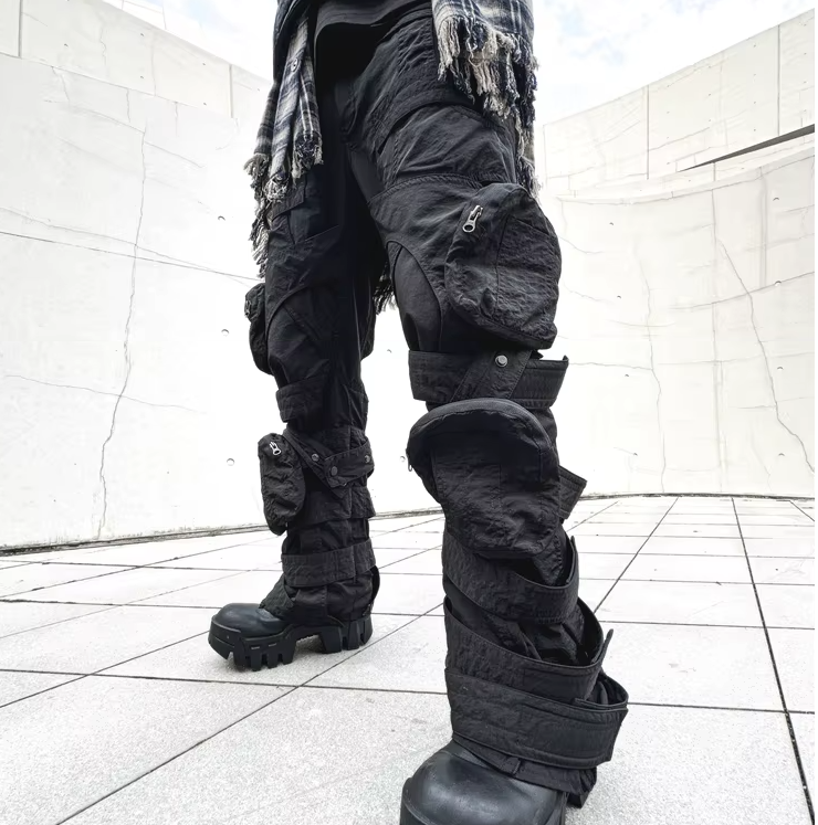 Techwear Multi-Straps Pants