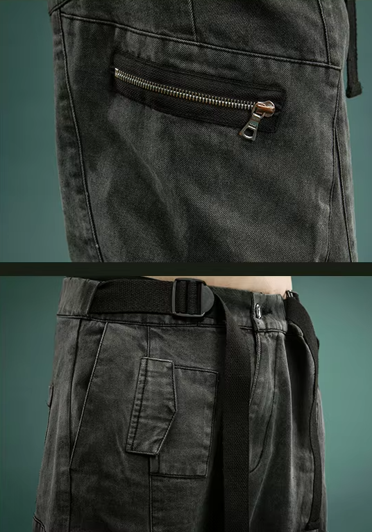 Techwear Cyberpunk Cargo Pants