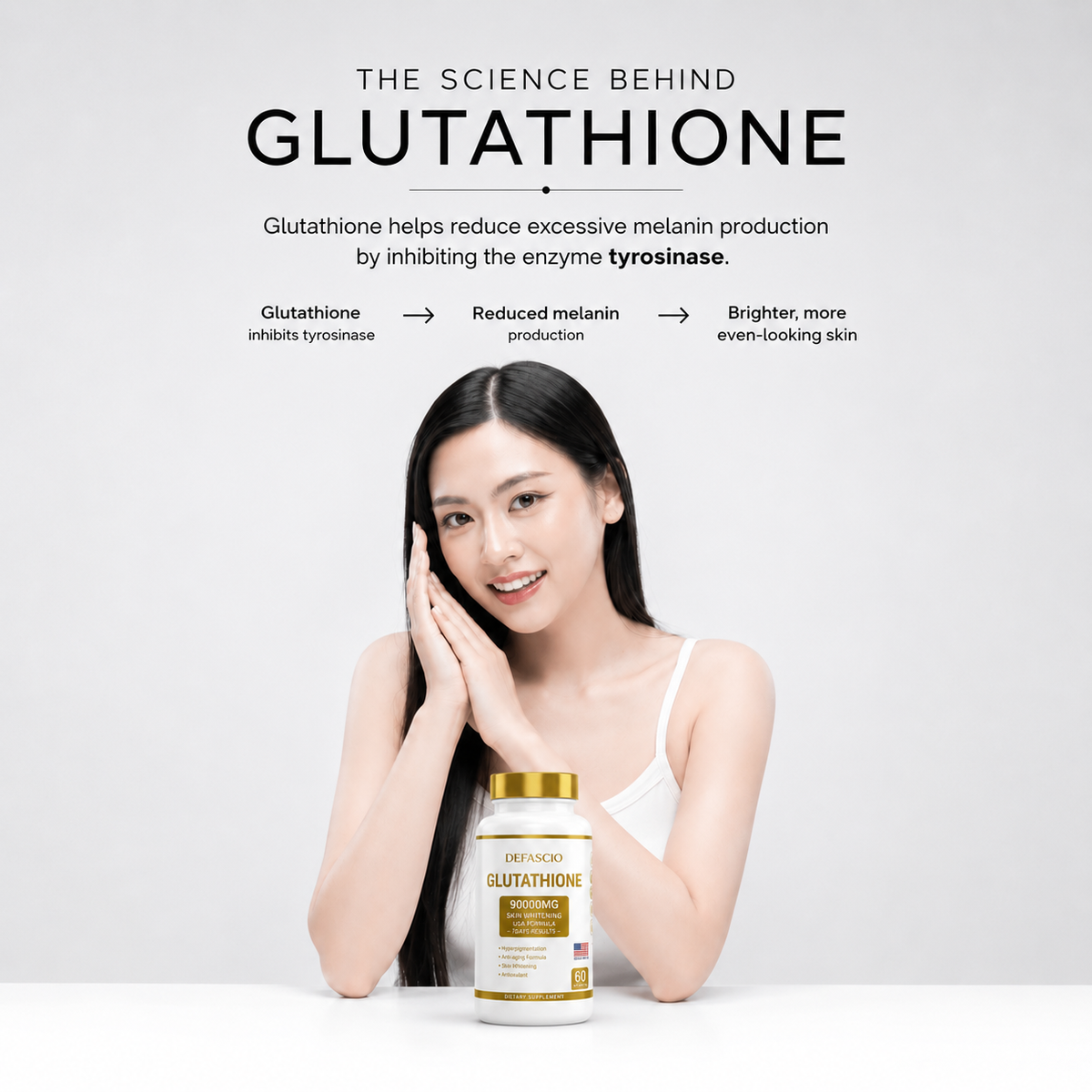 1500mg Glutathione Skin Brightening Complex