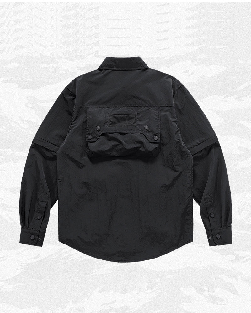 Techwear Detachable Sleeves Shirt