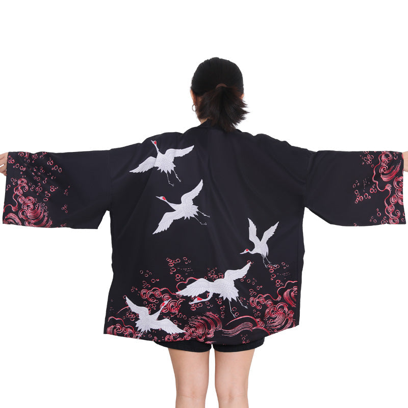 Techwear Kimono Women Black