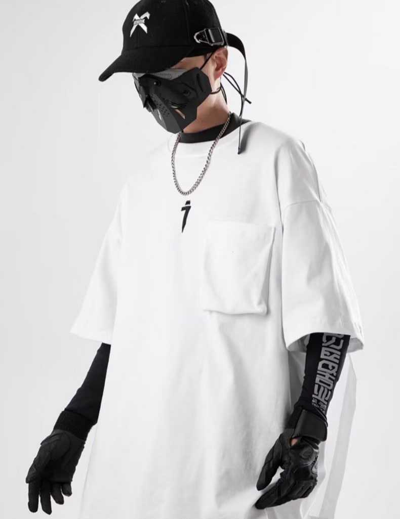 Techwear Cyberpunk Graphic Tee