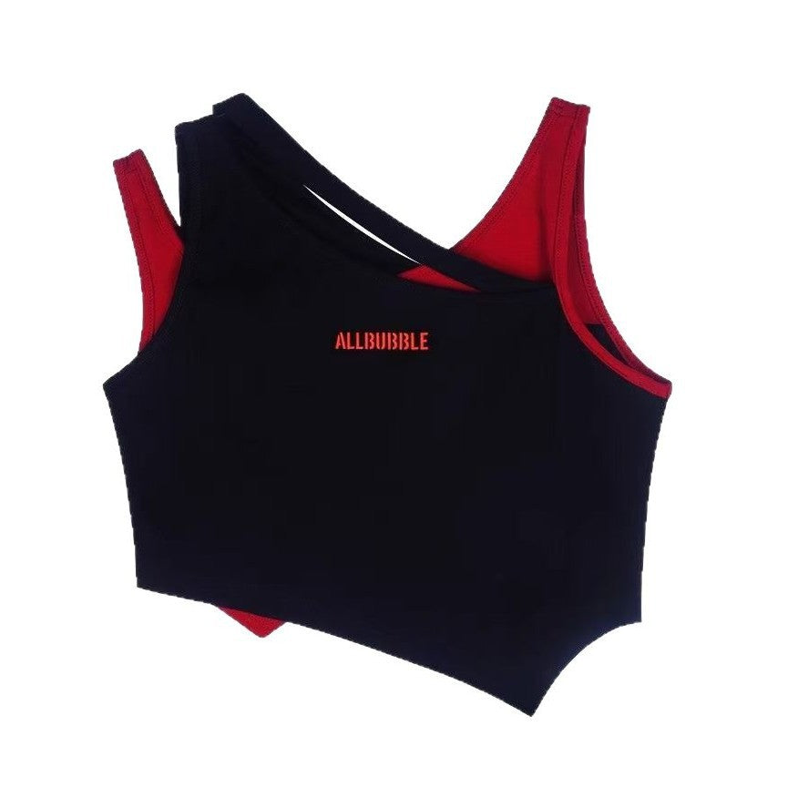 Irregular Strap Cut-Out Vest