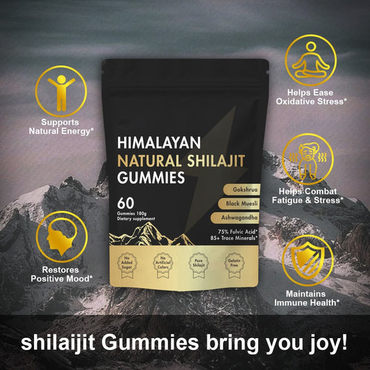 Gold Grade Himalayan Shilajit Gummies