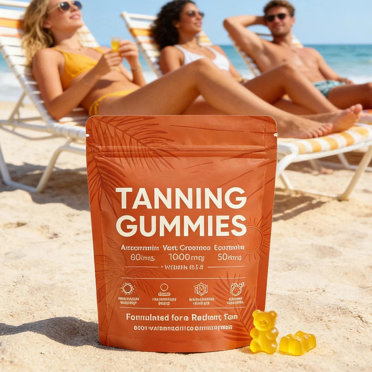 Cell Protective Tanning Gummies | For a healthy and even tan