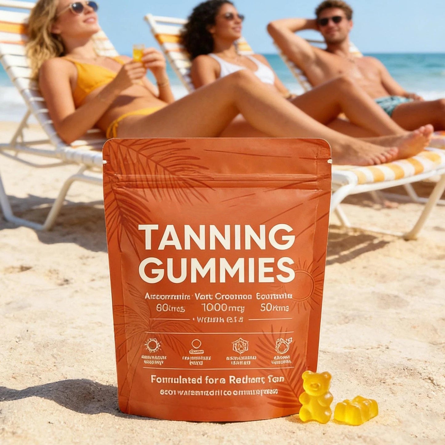 Cell Protective Tanning Gummies | For a healthy and even tan