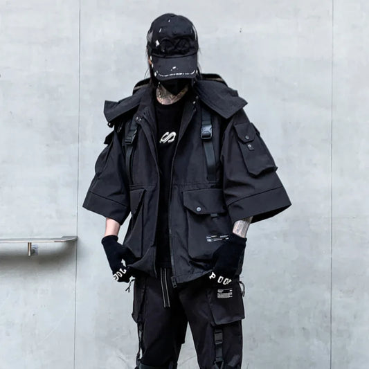 Tactical Urban Cargo Techwear Jacket