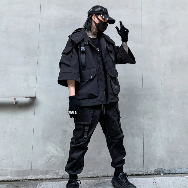 Tactical Urban Cargo Techwear Jacket