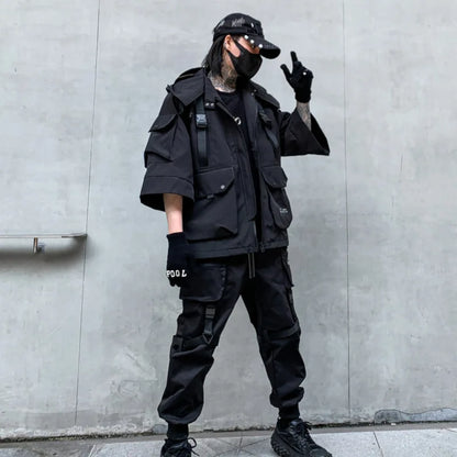 Tactical Urban Cargo Techwear Jacket