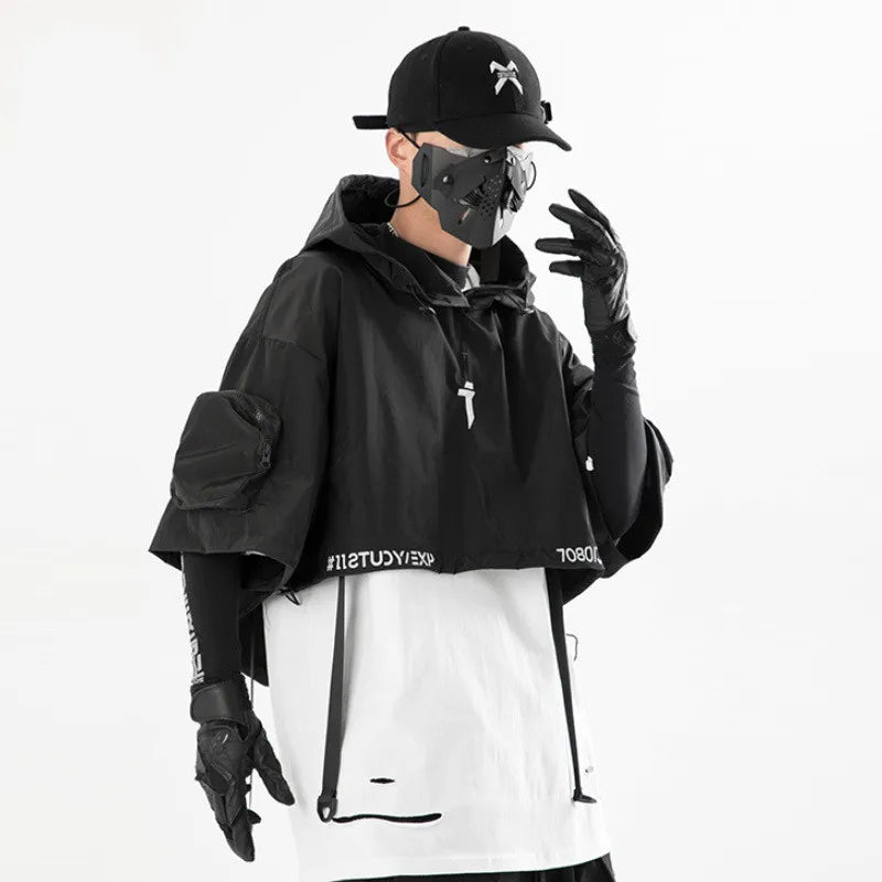 Tactical Urban Multi-Pocket Pullover Cloak