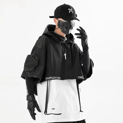 Tactical Urban Multi-Pocket Pullover Cloak