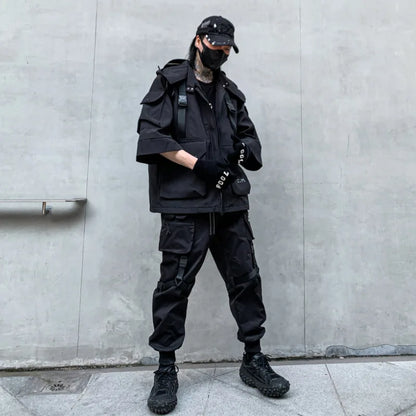 Tactical Urban Cargo Techwear Jacket