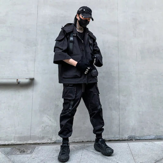Tactical Urban Cargo Techwear Jacket