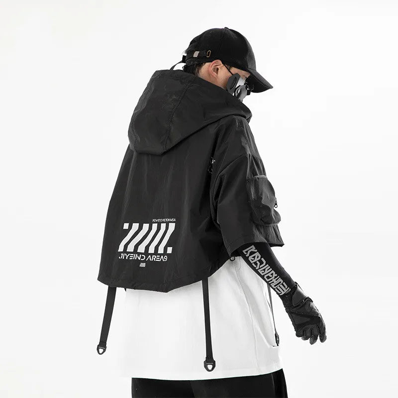 Tactical Urban Multi-Pocket Pullover Cloak