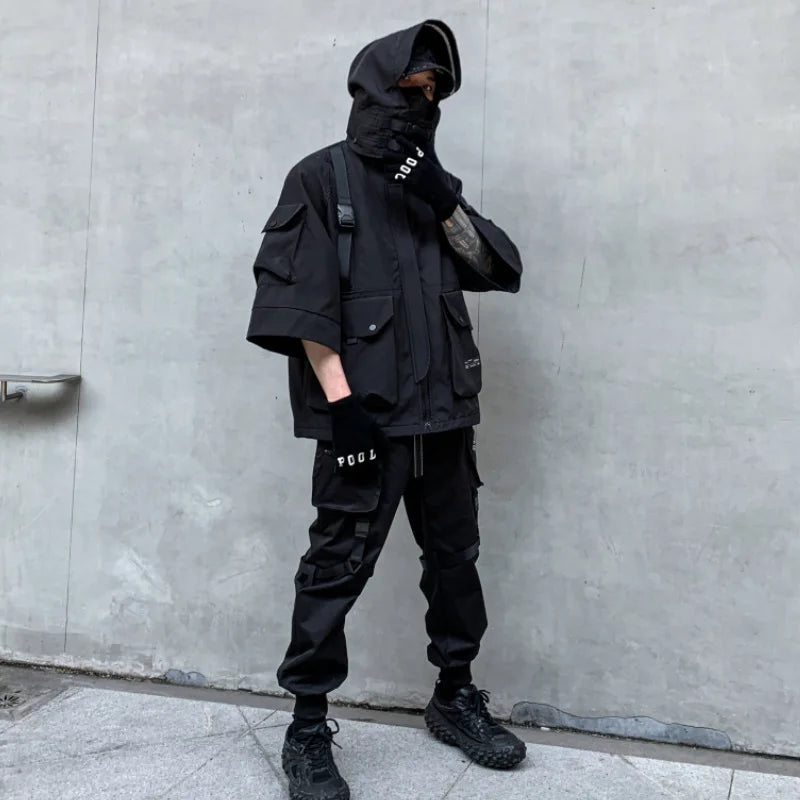 Tactical Urban Cargo Techwear Jacket