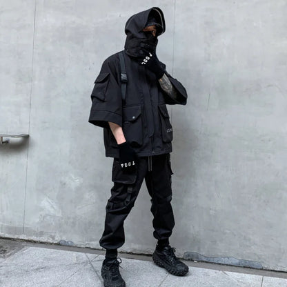 Tactical Urban Cargo Techwear Jacket