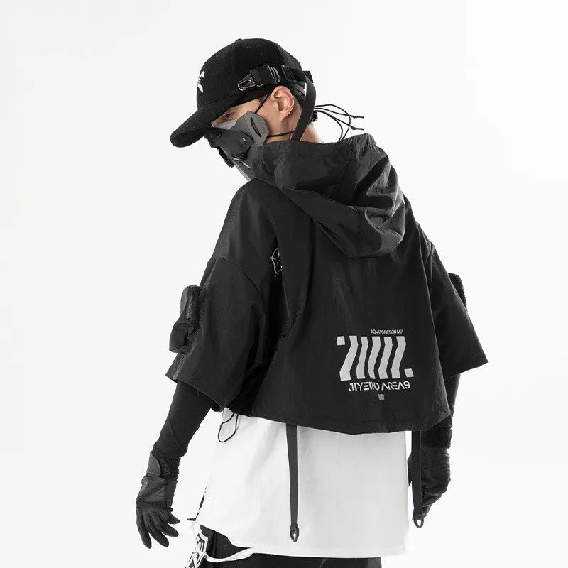 Tactical Urban Multi-Pocket Pullover Cloak