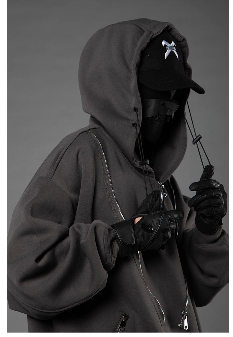 Techwear Black Tactical Hoodie
