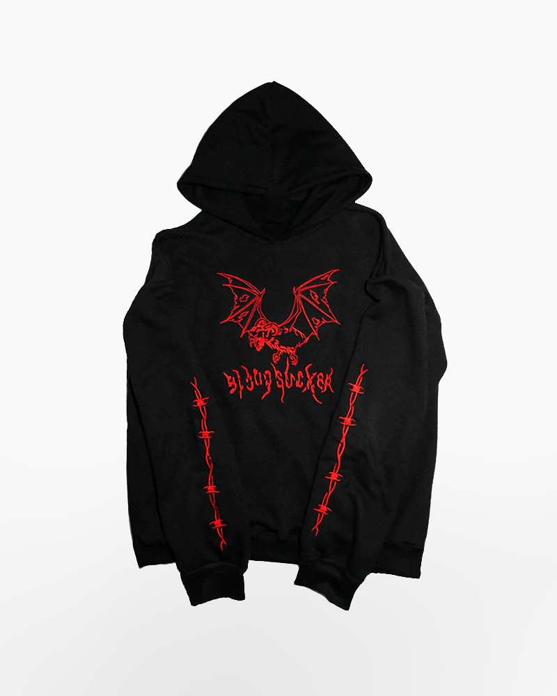 Techwear Street Goth Hoodie