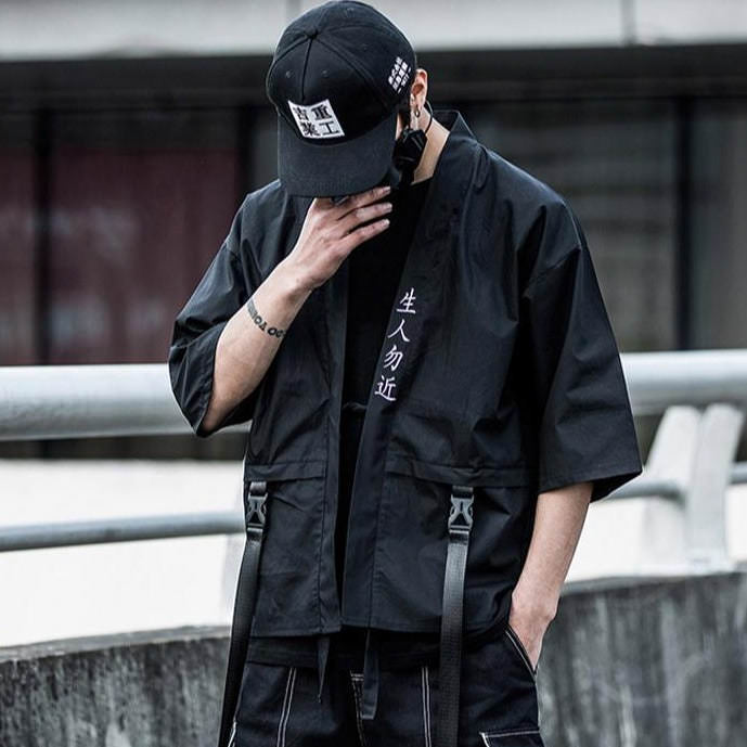 Techwear Cyberpunk Kimono