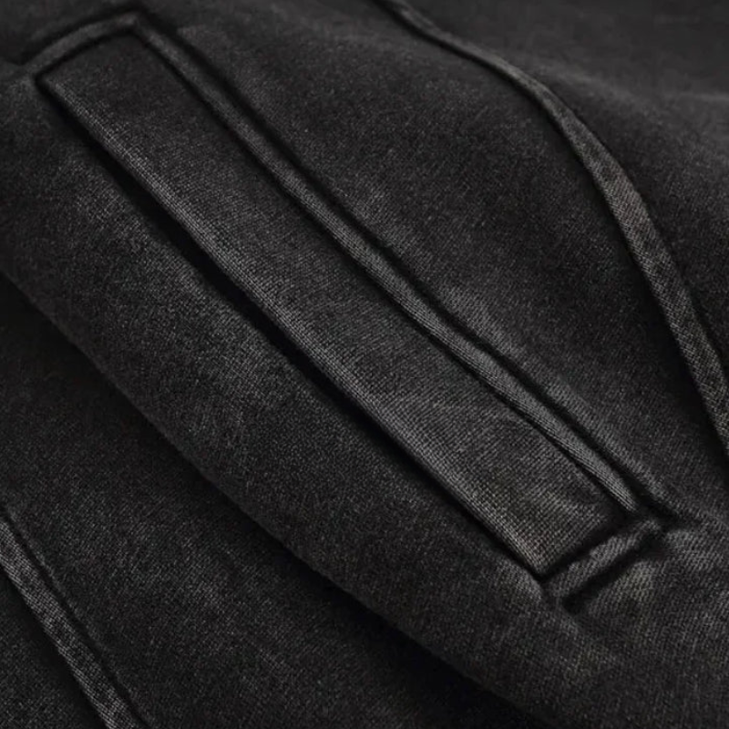 Techwear Retro Faded Hoodie