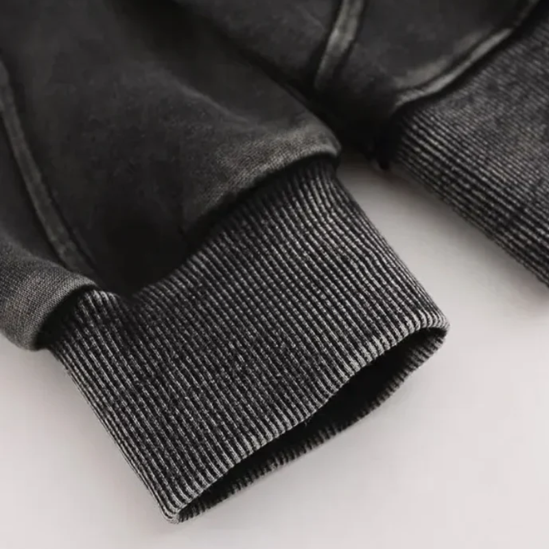 Techwear Retro Faded Hoodie