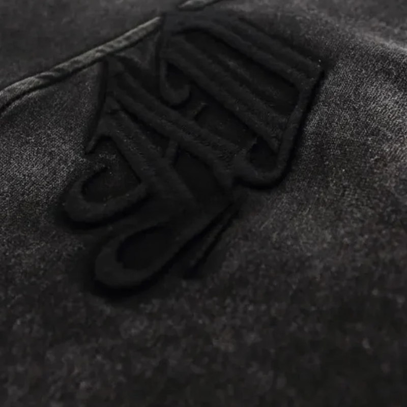 Techwear Retro Faded Hoodie