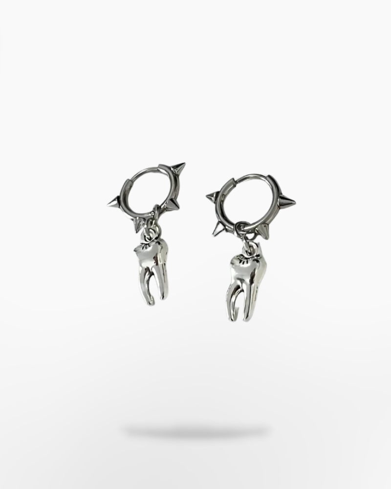 Techwear Tooth Earrings