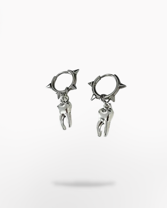 Techwear Tooth Earrings