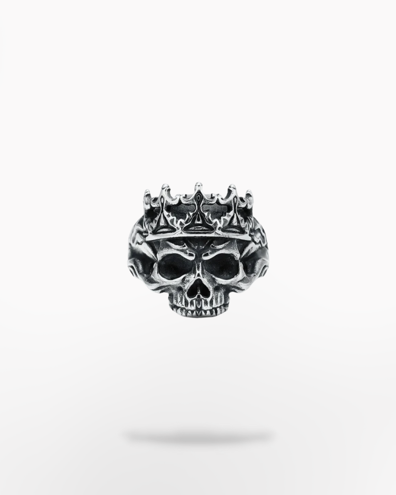 Techwear King Skull Ring