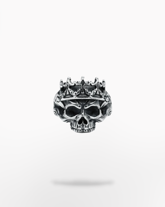 Techwear King Skull Ring