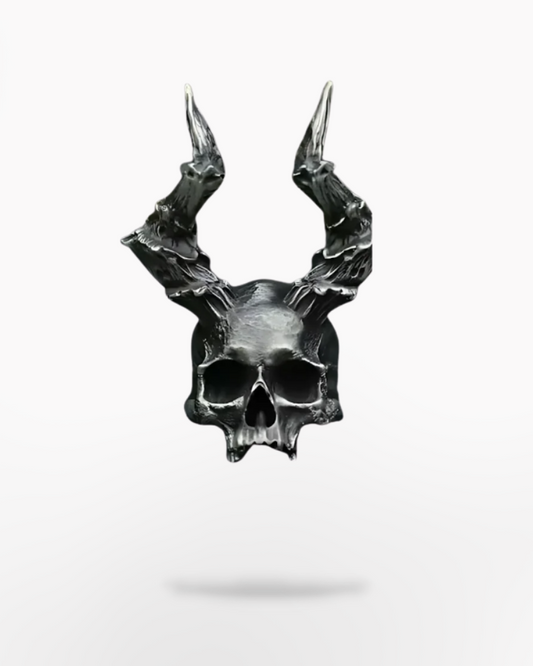 Techwear Inferno Horns Ring