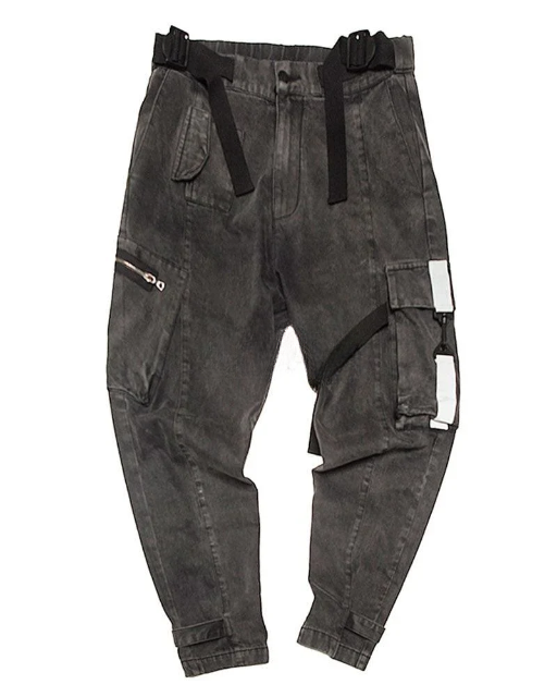 Techwear Cyberpunk Cargo Pants