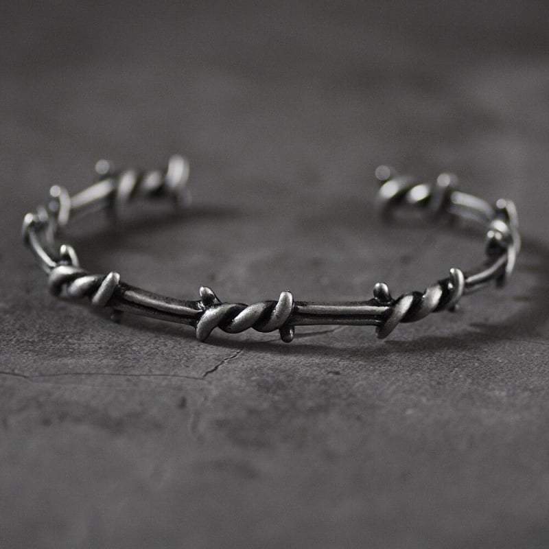 Techwear Barbed wire bangle