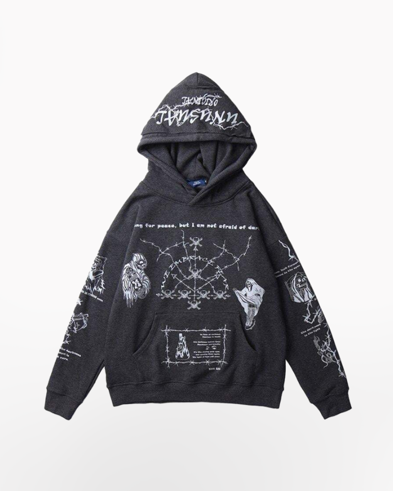 Techwear Barbed Wire Hoodie