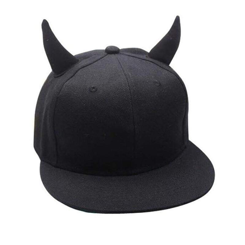 Baseball cap with horns