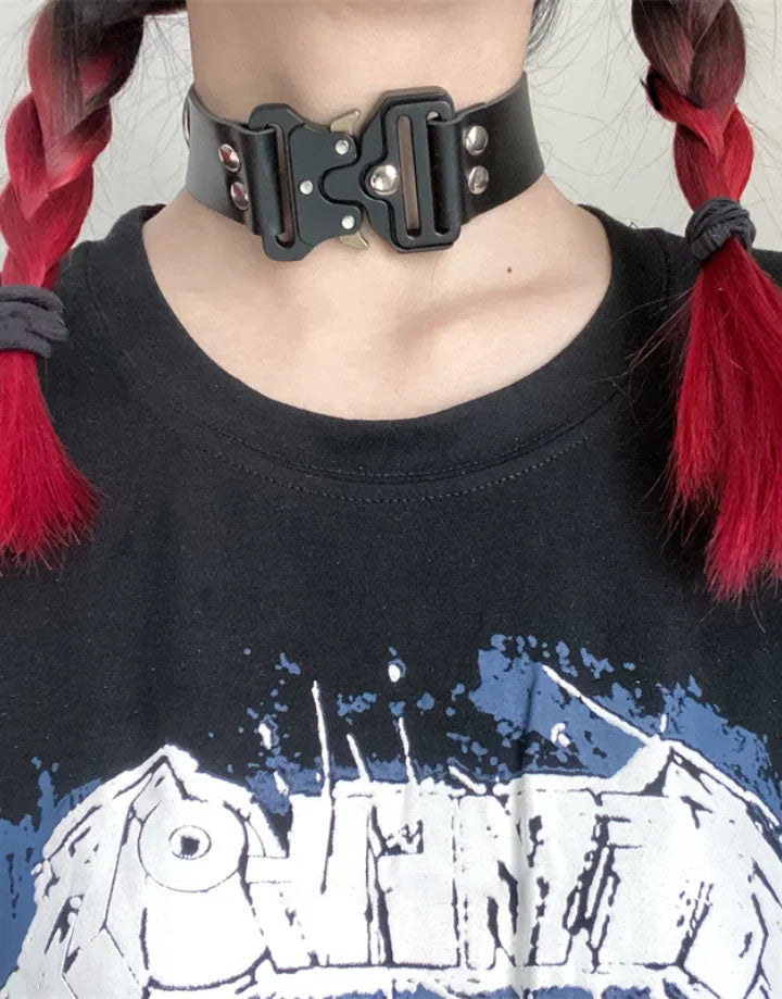 Techwear Belt Buckle Necklace