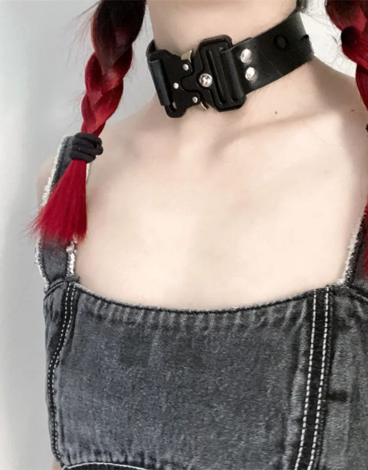 Techwear Belt Buckle Necklace