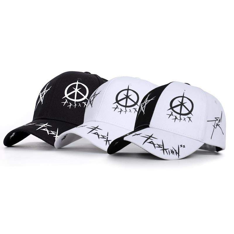 Black and White Cap