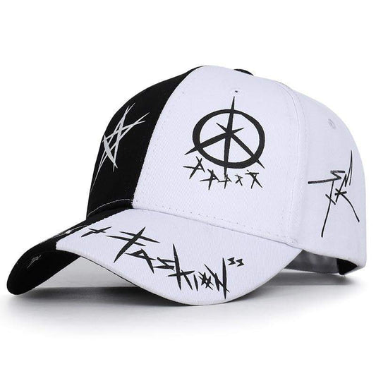 Black and White Cap