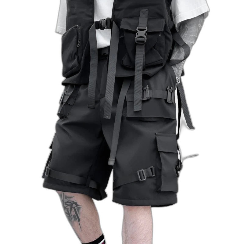 Black Cargo Shorts