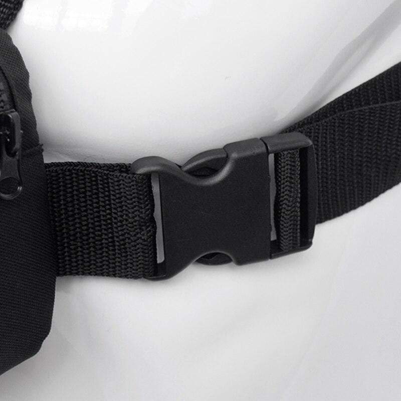 Techwear Black Chest Bag