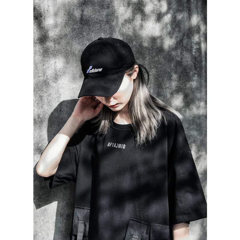 Techwear Black Shirt with Pockets