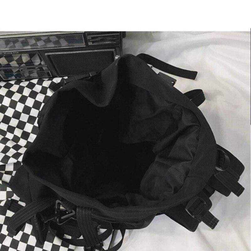 Techwear Black Tactical Backpack
