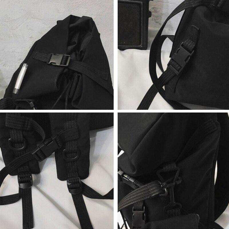 Techwear Black Tactical Backpack