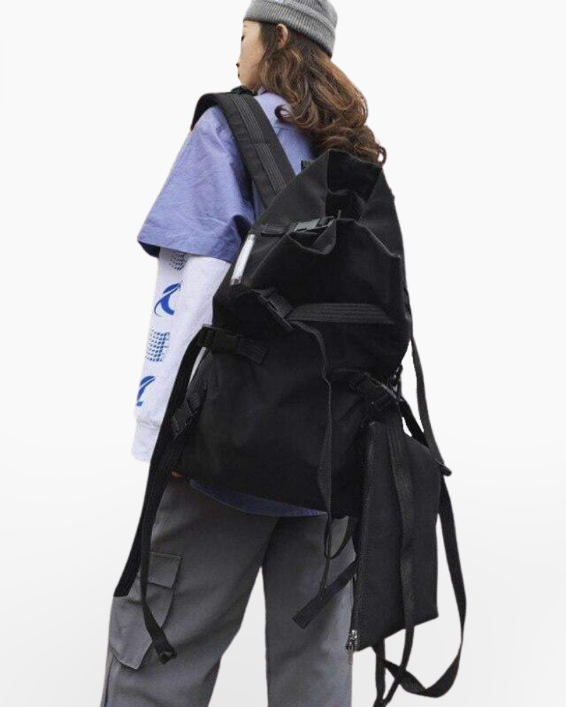 Techwear Black Tactical Backpack