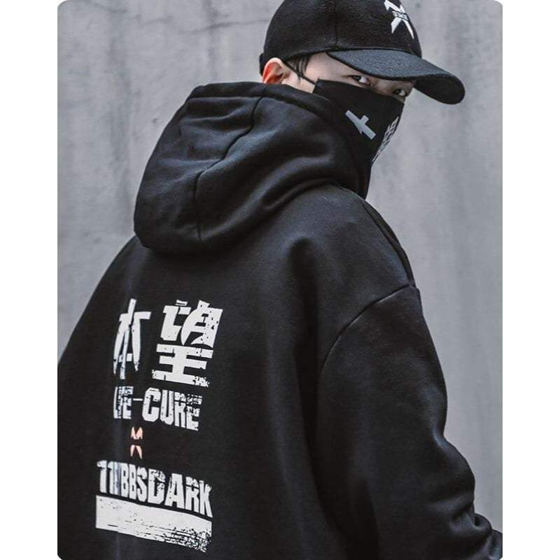 Techwear Black Tactical Hoodie